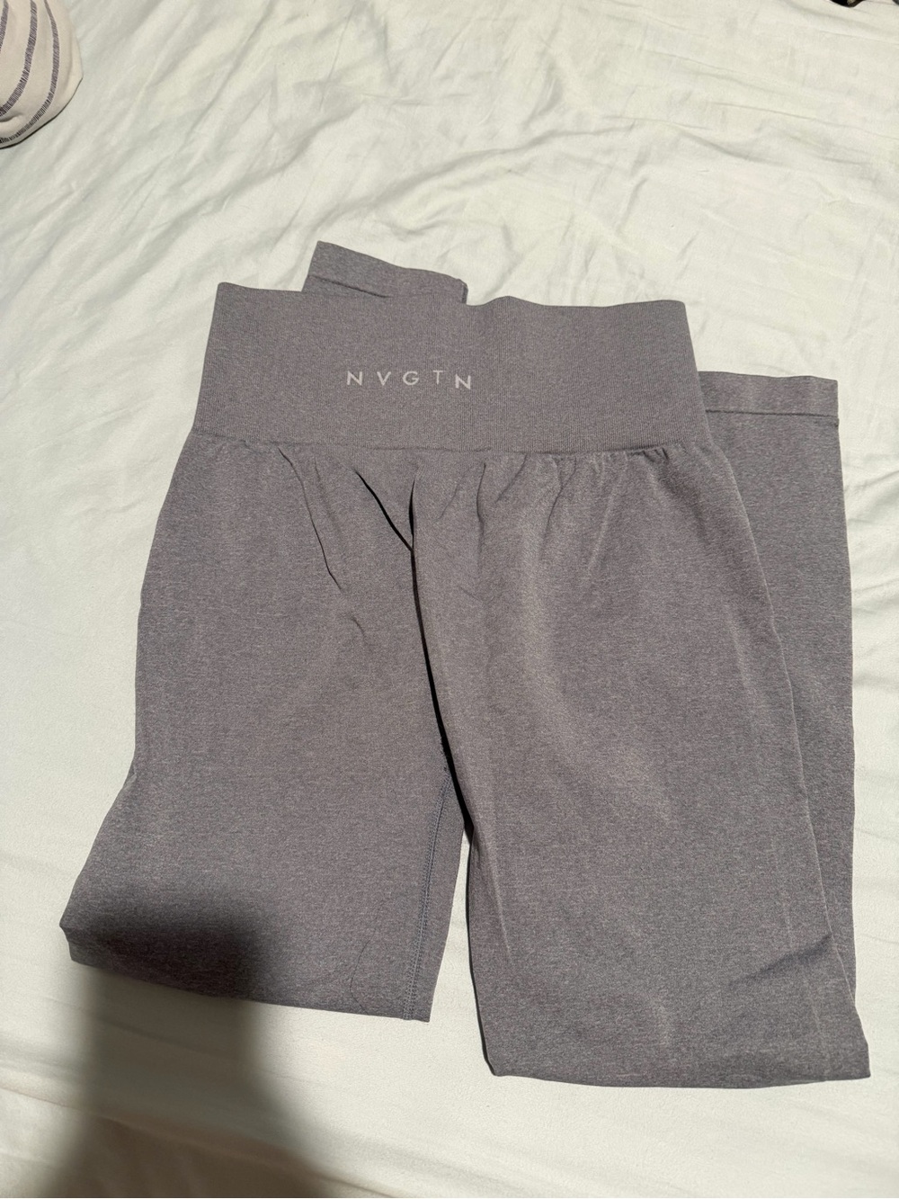 NVGTN Gray High-Waist Active leggings